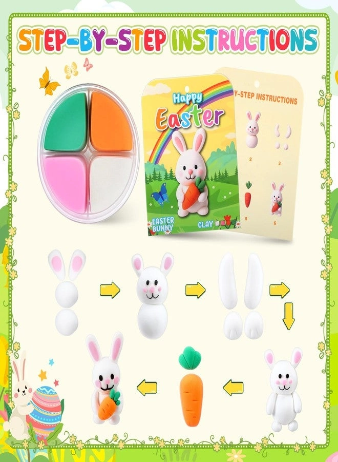 Easter DIY Craft Kit - 6 Sets Air Dry Clay