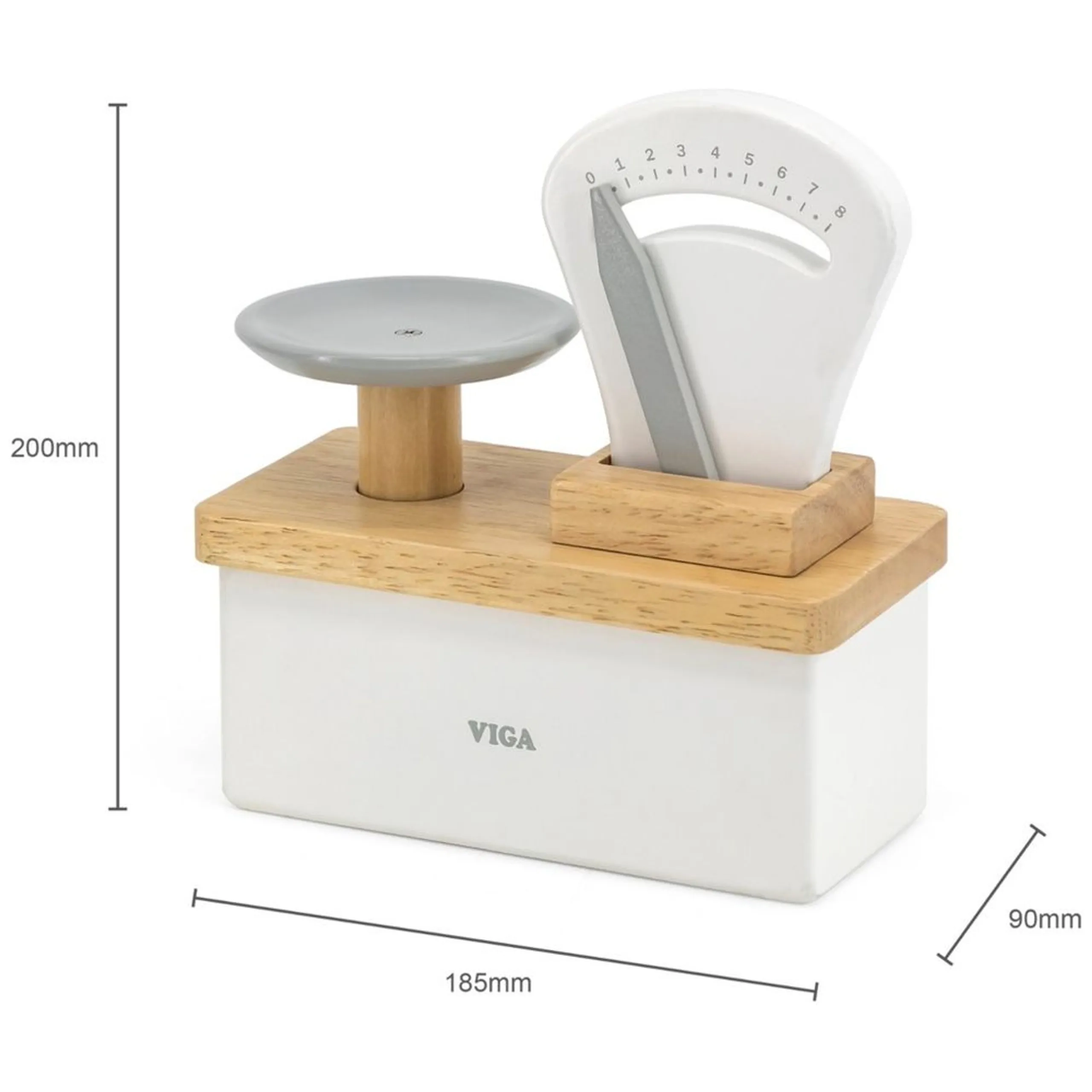 Wooden Weighing Scale - Suitable for 3 years & above