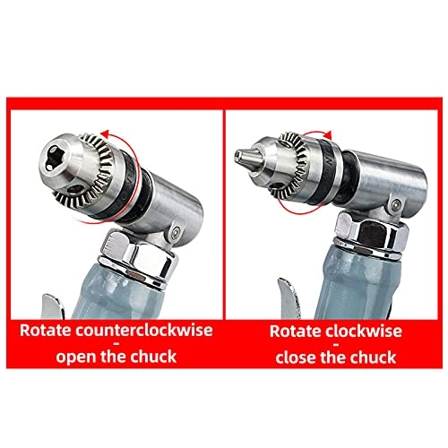 Pneumatic Air Drill - 3/8In chuck 18000RPM 0.6-6.5mm