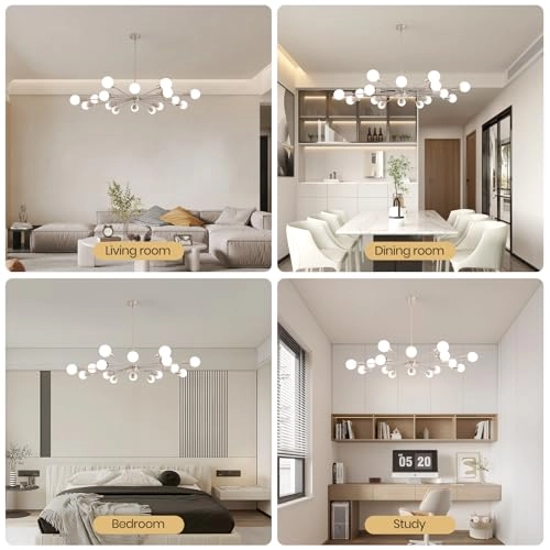 Sputnik Pendant Chandelier - 72cm to 102cm