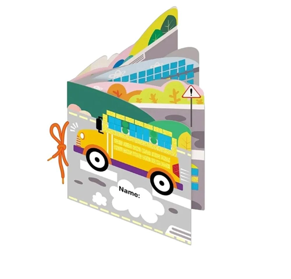 Create My First Story Cars EVA Book - 3 years+