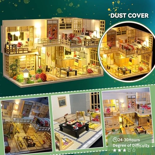 Dollhouse Miniature DIY House Kit - Dream Bottle Series 1:32