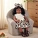 Reborn Baby Doll - 20 Inch Soft Cloth Body Black Girl Ages 3+