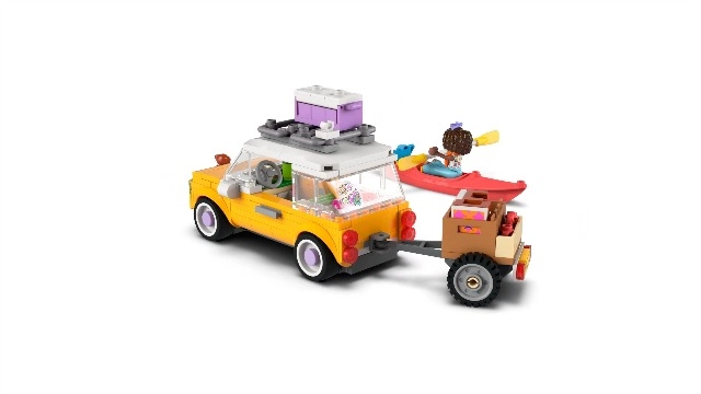 Friendship Road-Trip Travel Car (42659) - 2 mini dolls Trailer Kayak