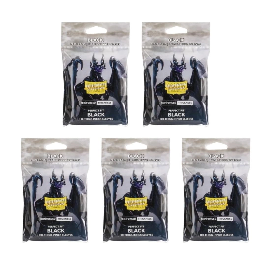 Dragon Shield Thick Inner Sleeve - 5 Packs 100 ct