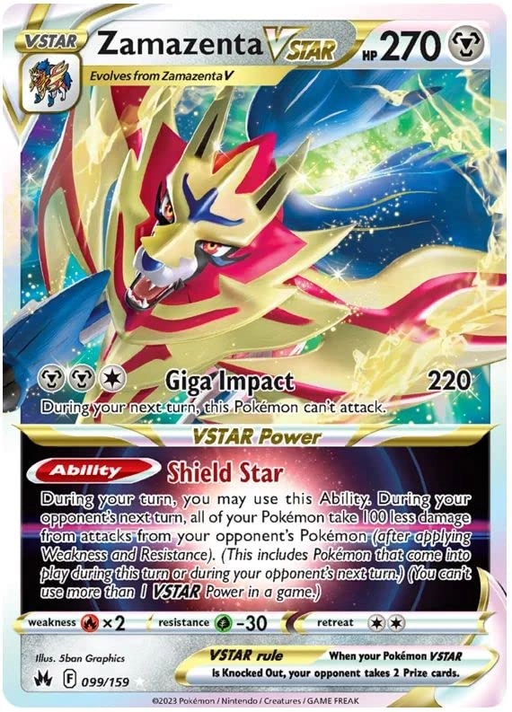 Pokémon Pokemon Zamazenta 099/159 - English + Toploader