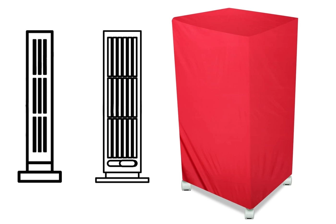 The Furnishing Tree Air Cooler Cover - 12 Ltr