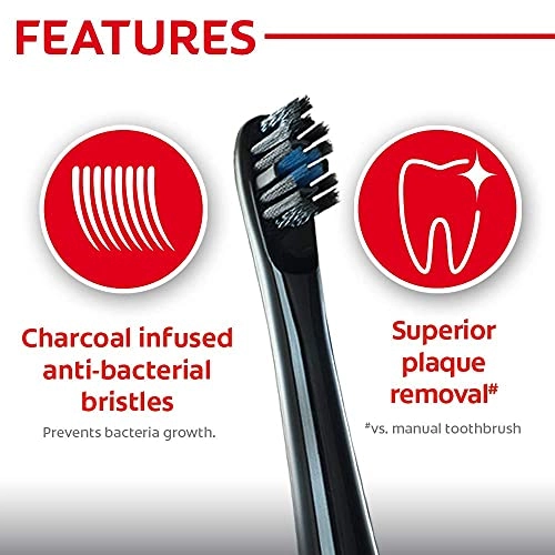 360 Deep Clean Charcoal Brush Head - 2 Pcs