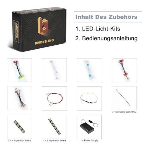 LED Light Set - Copper for LEGO Creative Play Droid Builder 75392
