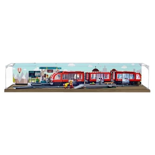 Acrylic Display Box for LEGO 60423 Urban Tram Models