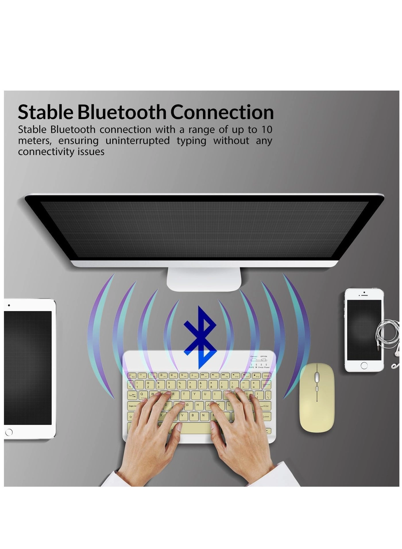 Keyboard and Mouse Combo - US Wireless