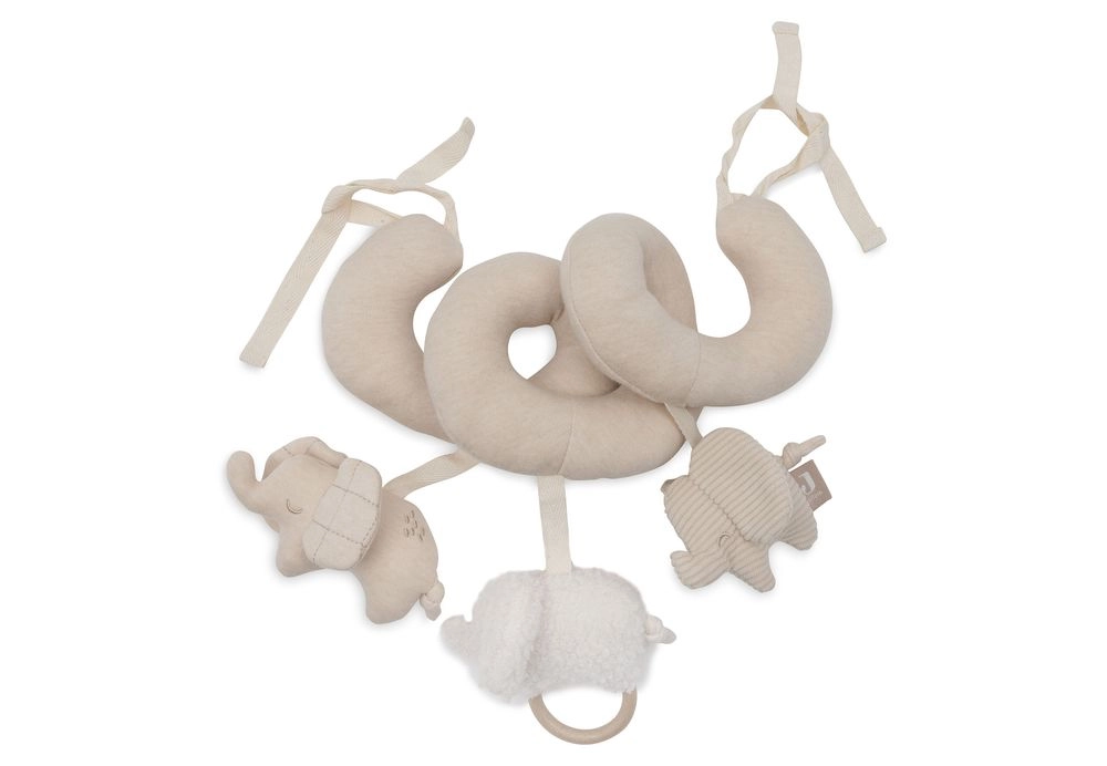 Jollein Elephant Tales Activity Spiral Crib & Stroller Toy Elephant Tales Activity Spiral - 0 month