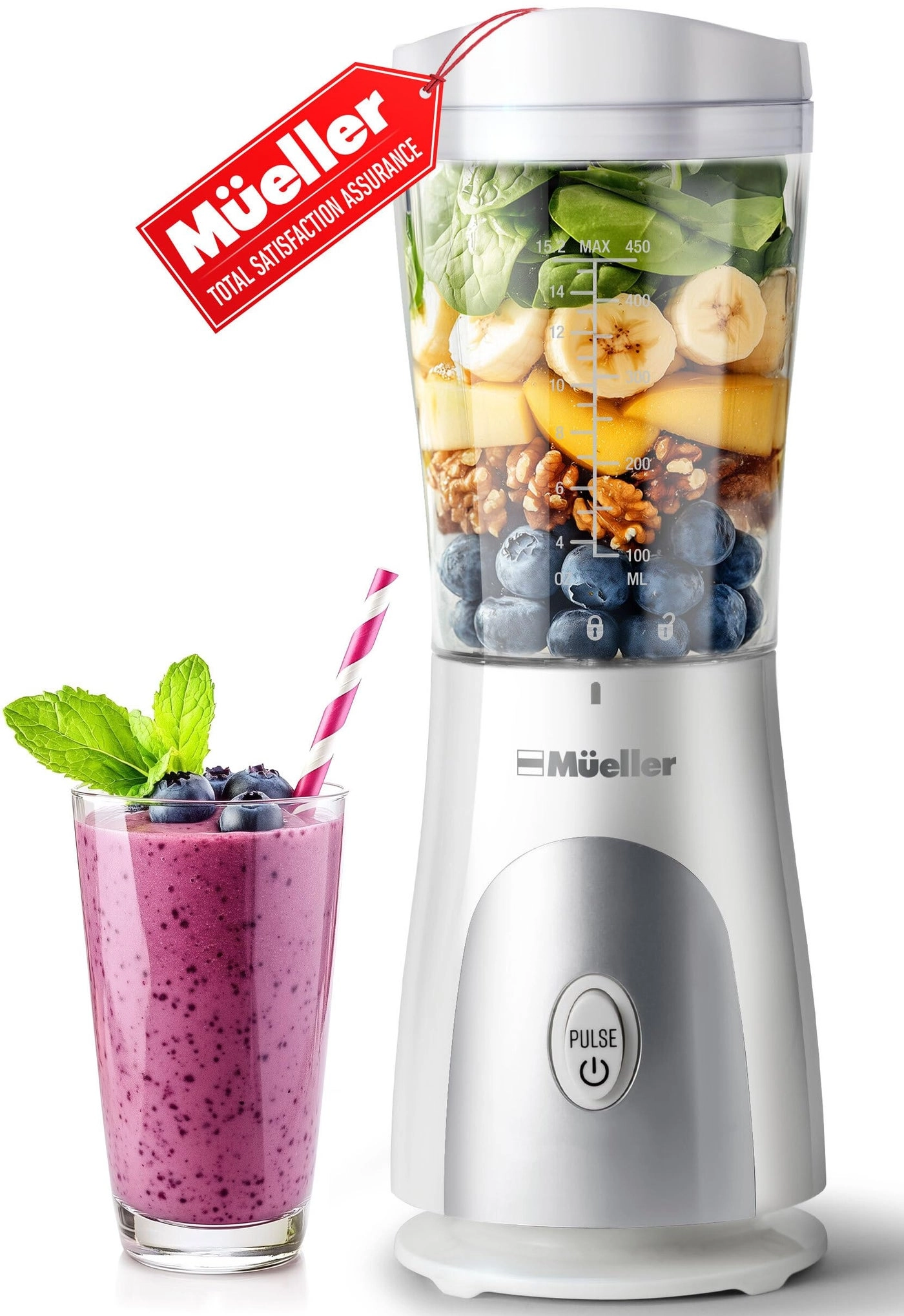 Mueller Personal Blender - Portable HeavyDuty