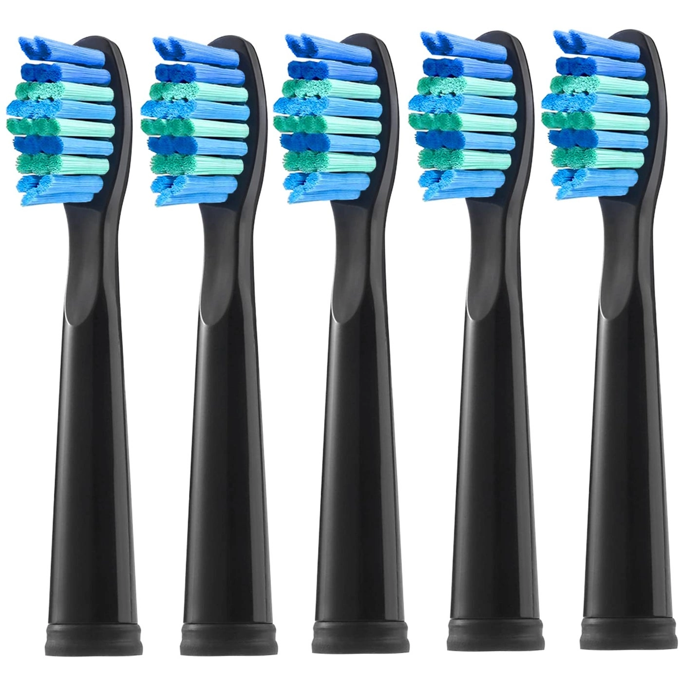 Toothbrush Replacement Heads - 5 Pack Compatible with FW-507/508/551/515/917/959/2011, FW-D1/D3/D7/D8