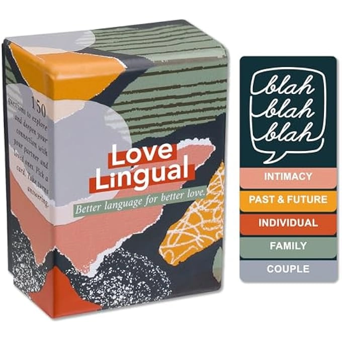 rayihni LOVE LINGUAL LEVEL 2 - COUPLE CARD GAME - 150 CONVERSATION STARTER QUESTIONS FOR COUPLES