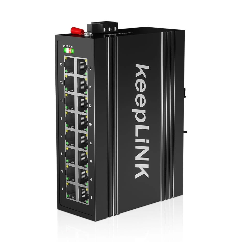 keepLiNK 16 Port Gigabit 16-ports