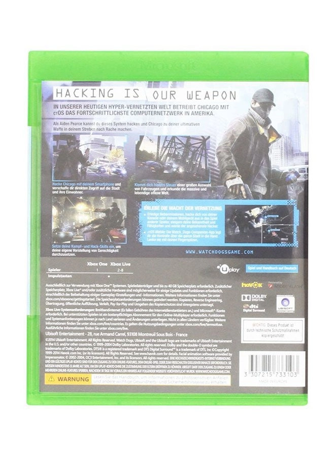 Watch Dog - Xbox One
