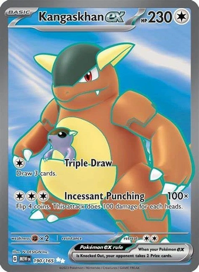 Pokémon Kangaskhan ex 190/165
