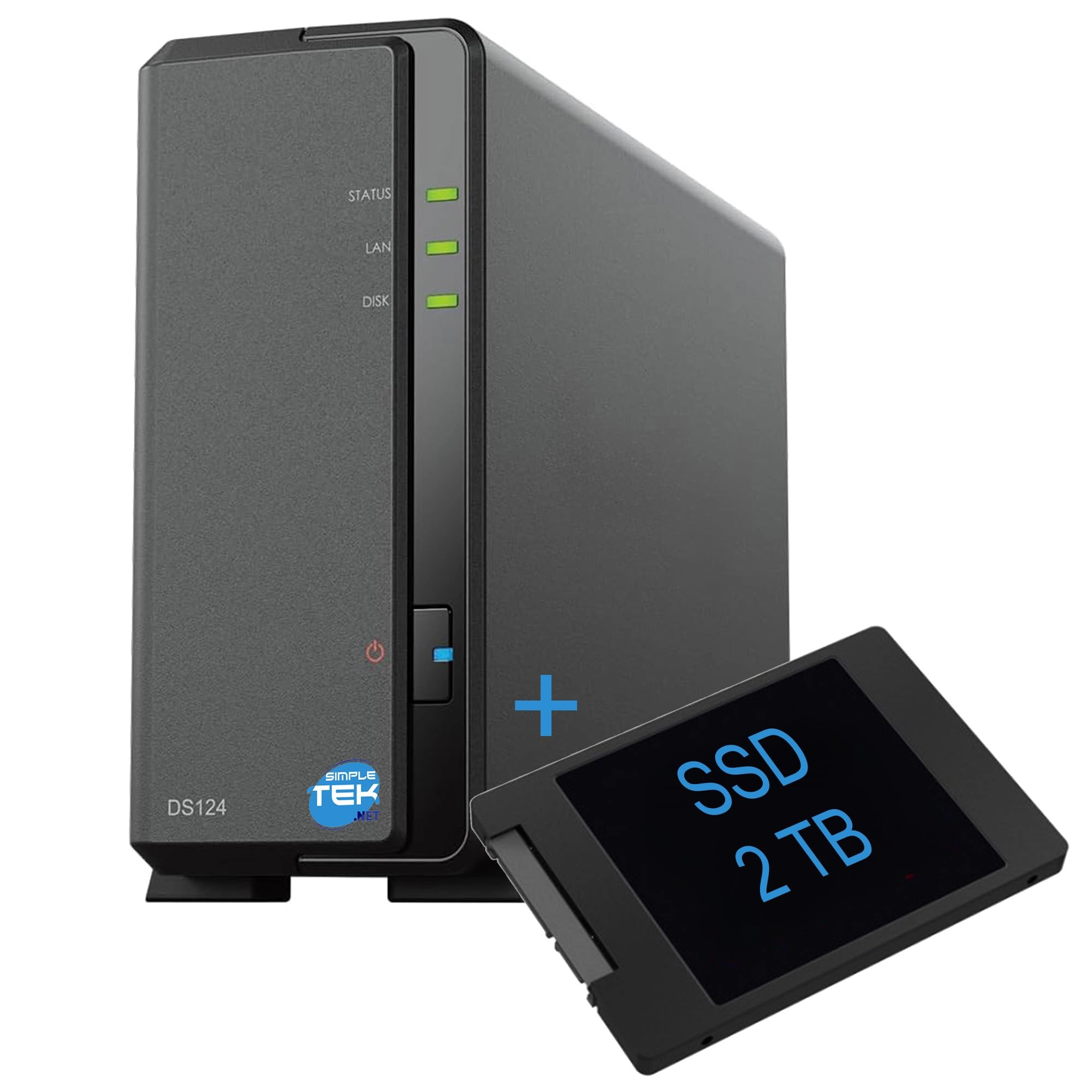 SIMPLETEK NAS Network Storage Device 1-Bay 2TB