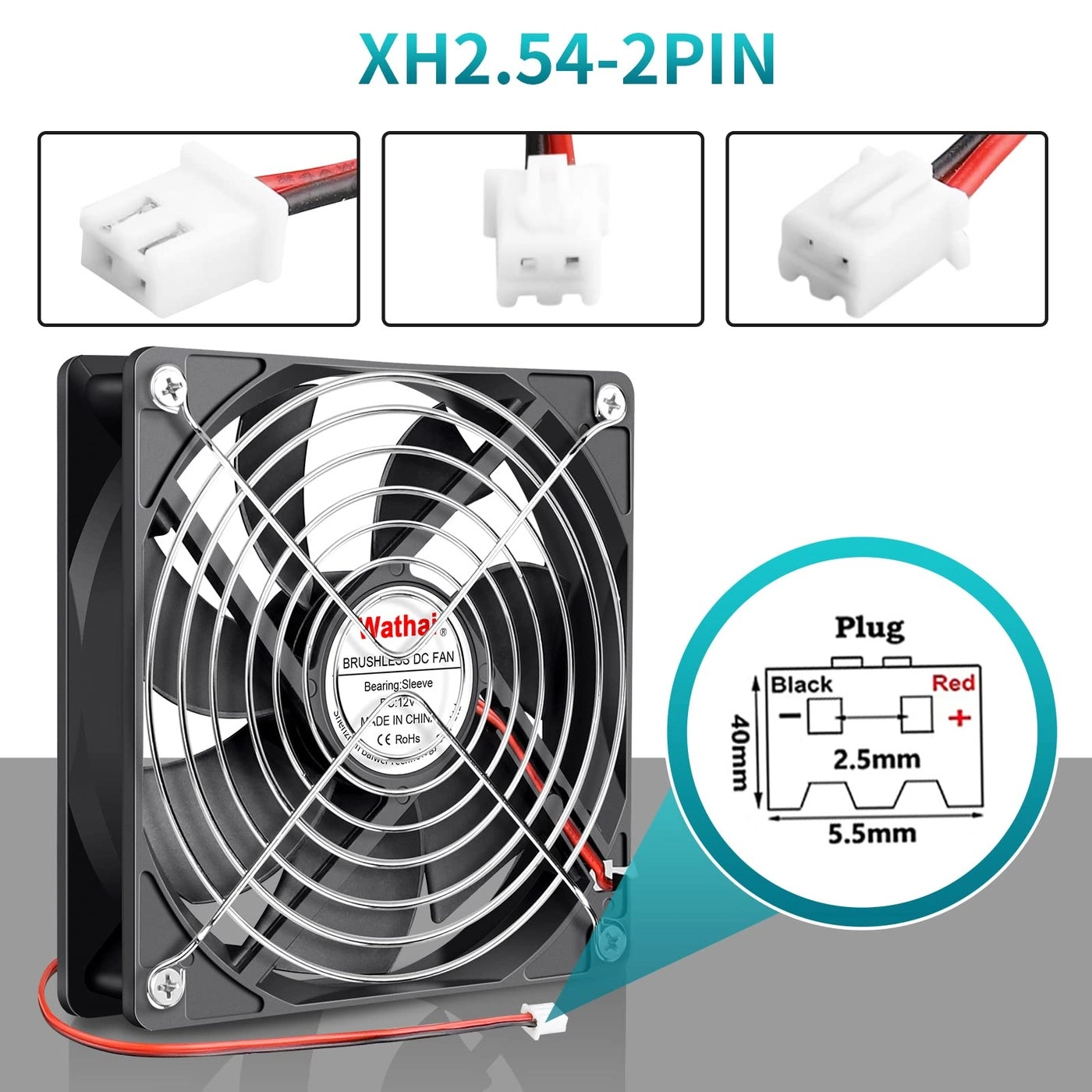 DC Brushless Cooling Fan - 120x120x25mm