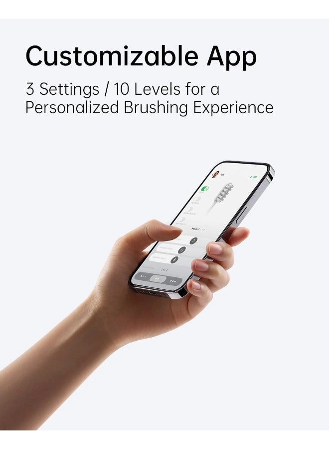 Wave - 3 Brush Heads IPX7 Waterproof Magnetic Rechargeable