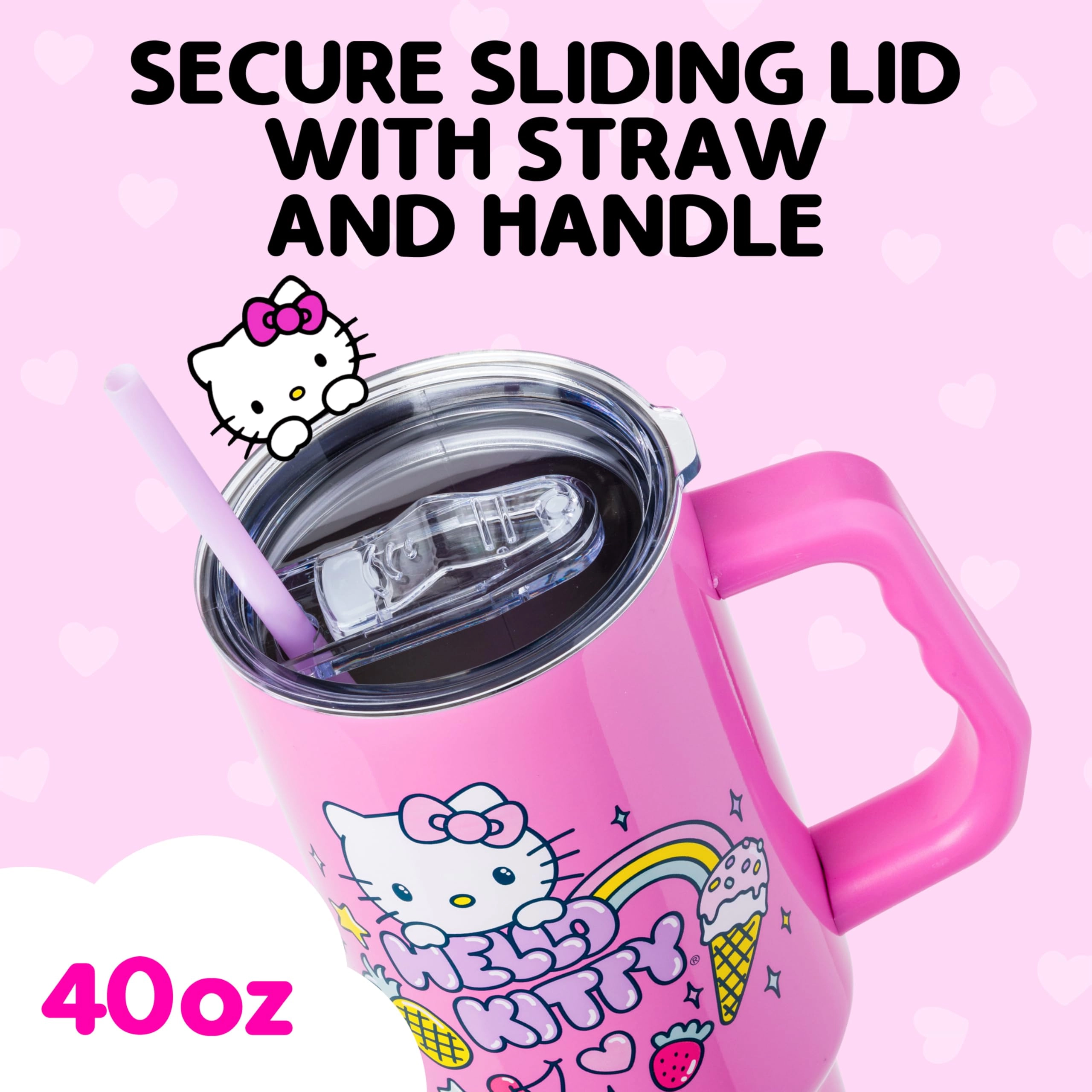 Stainless Steel Hello Kitty Summer Tumbler - 1183ml