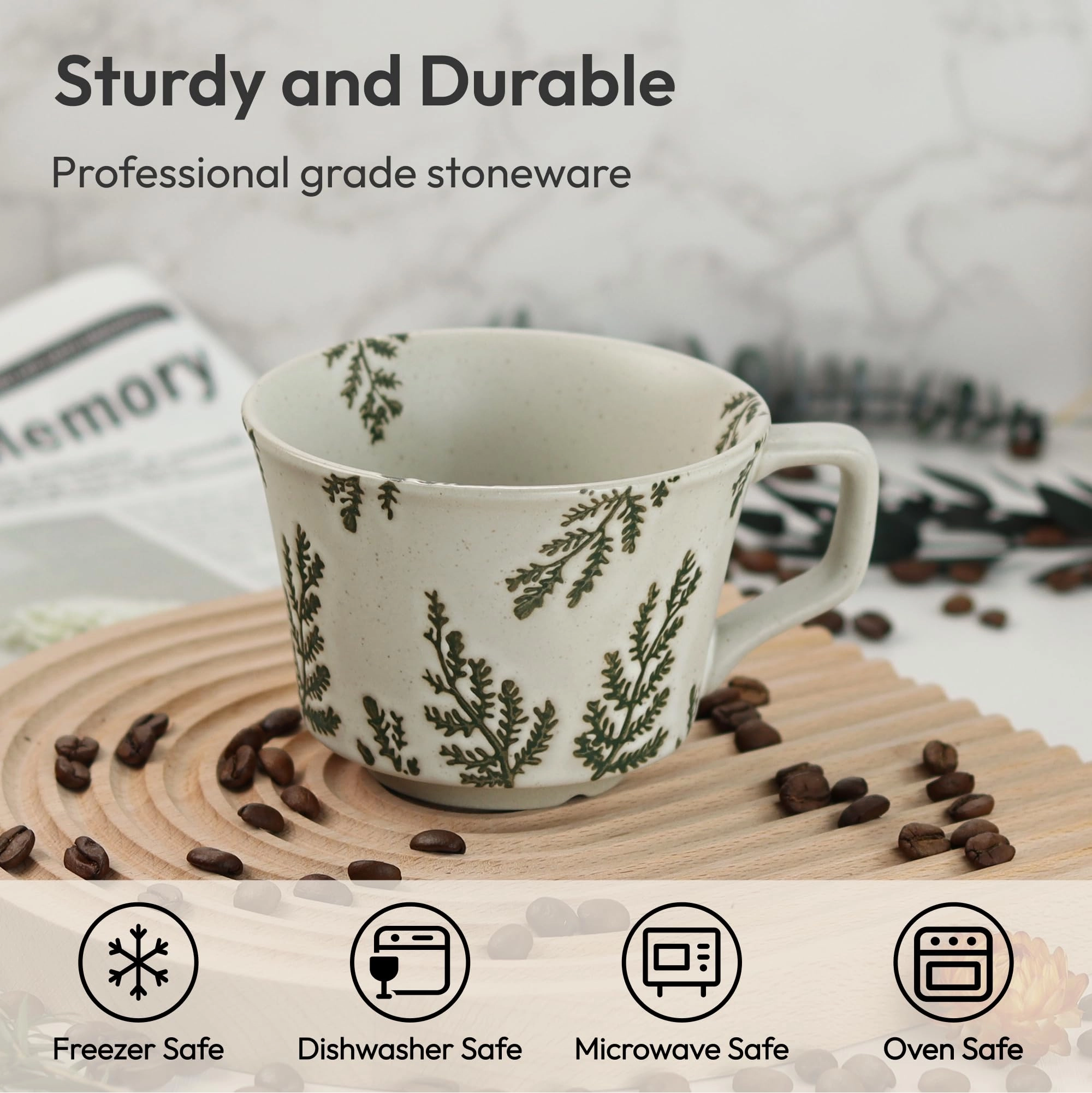 Leaf Reusable Cup - 1 pcs - Floral