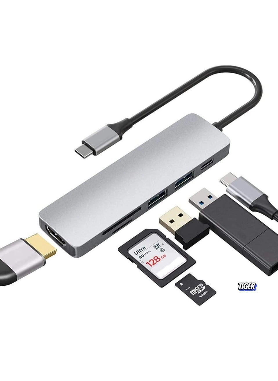 10-in-1 USB C Hub Docking Station - 4K HDMI VGA Ethernet