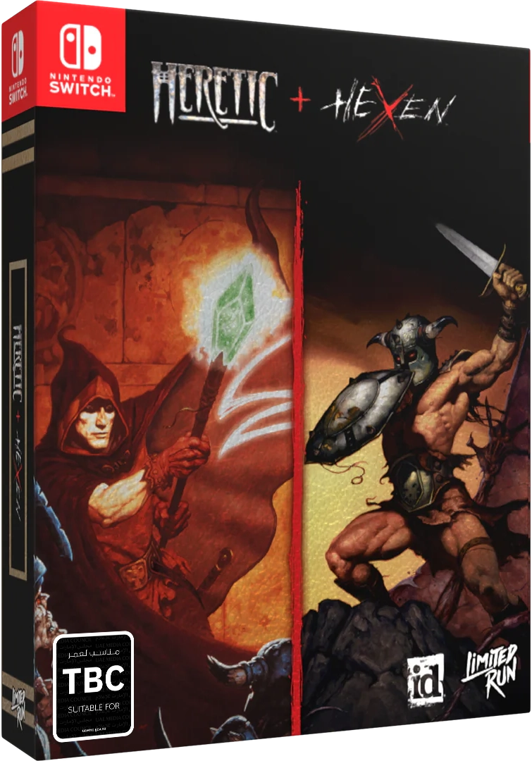 Limited Run Heretic + Hexen - Big Box Edition Switch