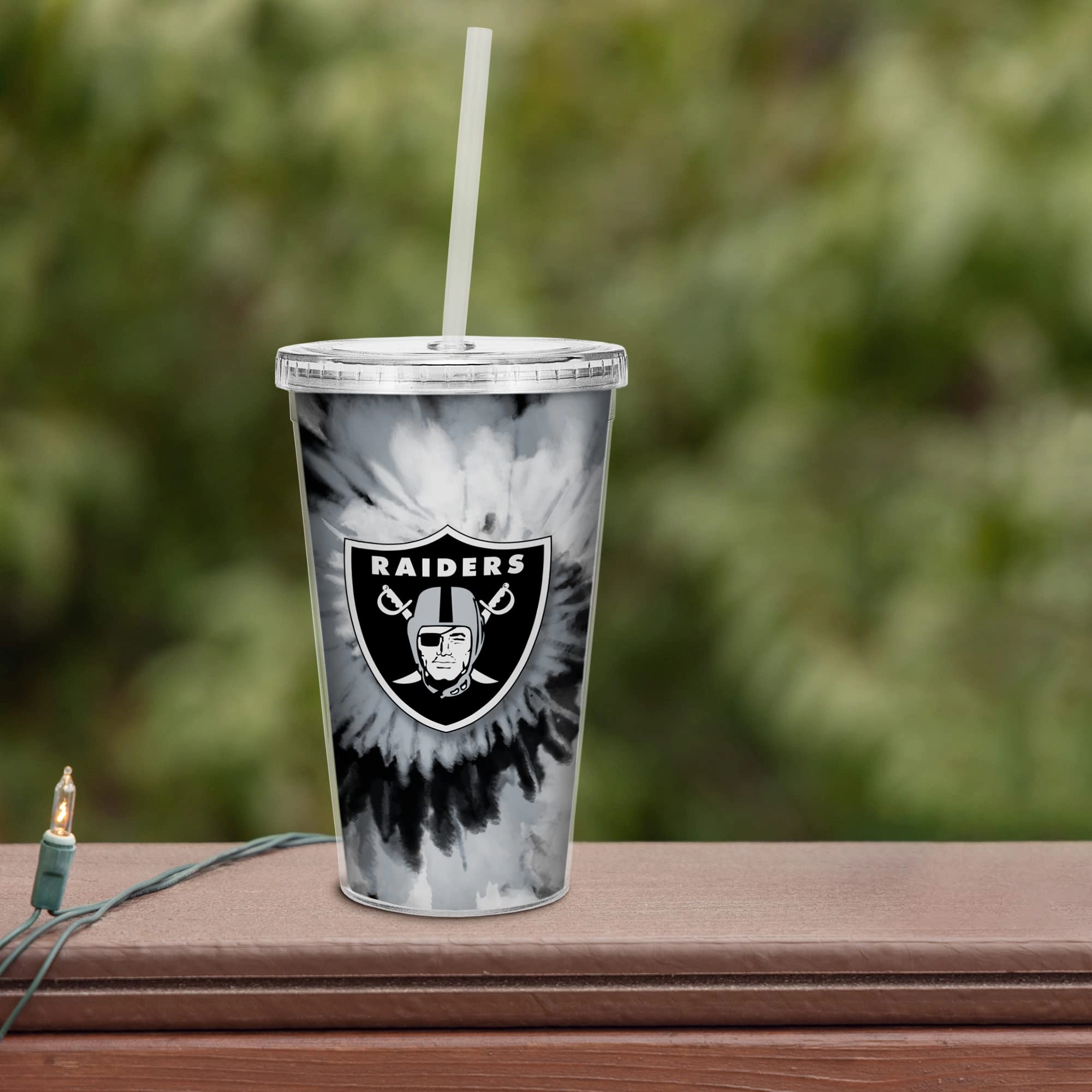 NFL Football Metallic Tie Dye Tumbler - 473ml