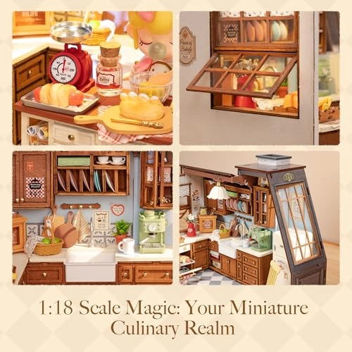 DIY Miniature Dollhouse Kit - Halloween/Christmas 1:20