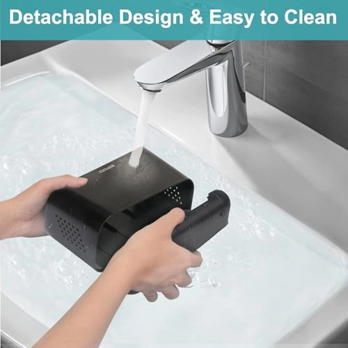 Toothbrush Holder - Black Bamboo Divider