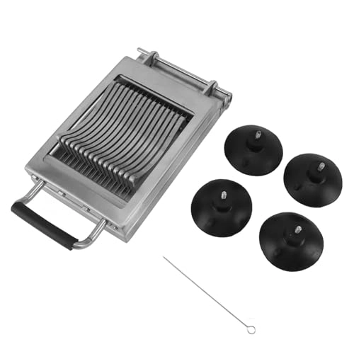 Vegetable Cutter - Stainless Steel 4 Suction Cups