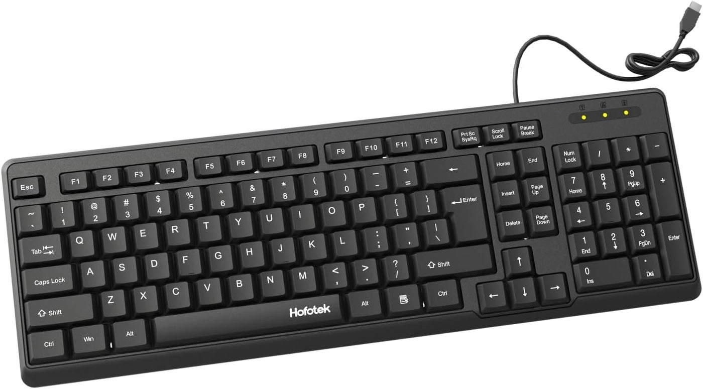 COMPUTER QUIET KEYBOARD - Wired