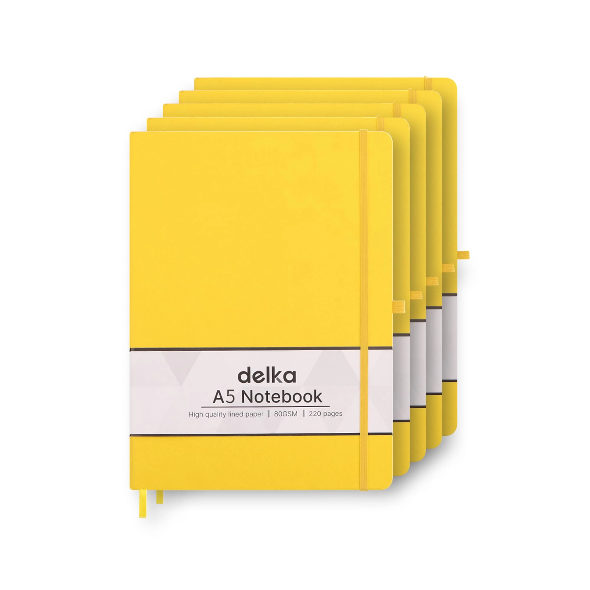 delka Notebook A5 Softcover - Lined 110 Sheets
