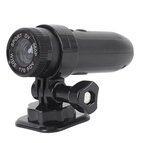 YUEHISY Action Camera with 170° Wide Angle IP67 Waterproof for Outdoor and Motorcycle, Compact HD Camcorder