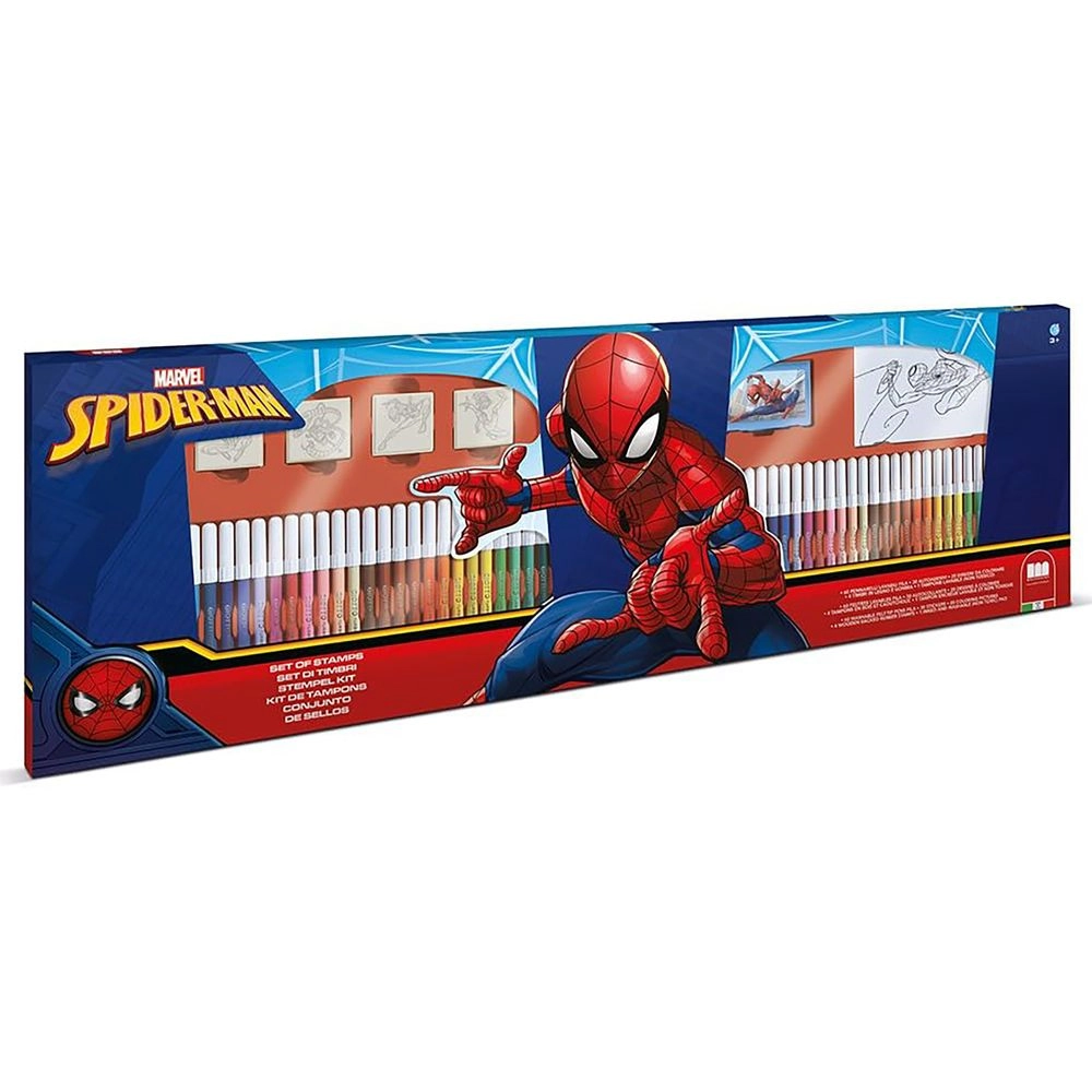 Multiprint Spiderman Felt Tip Pens Set - 119 Pcs