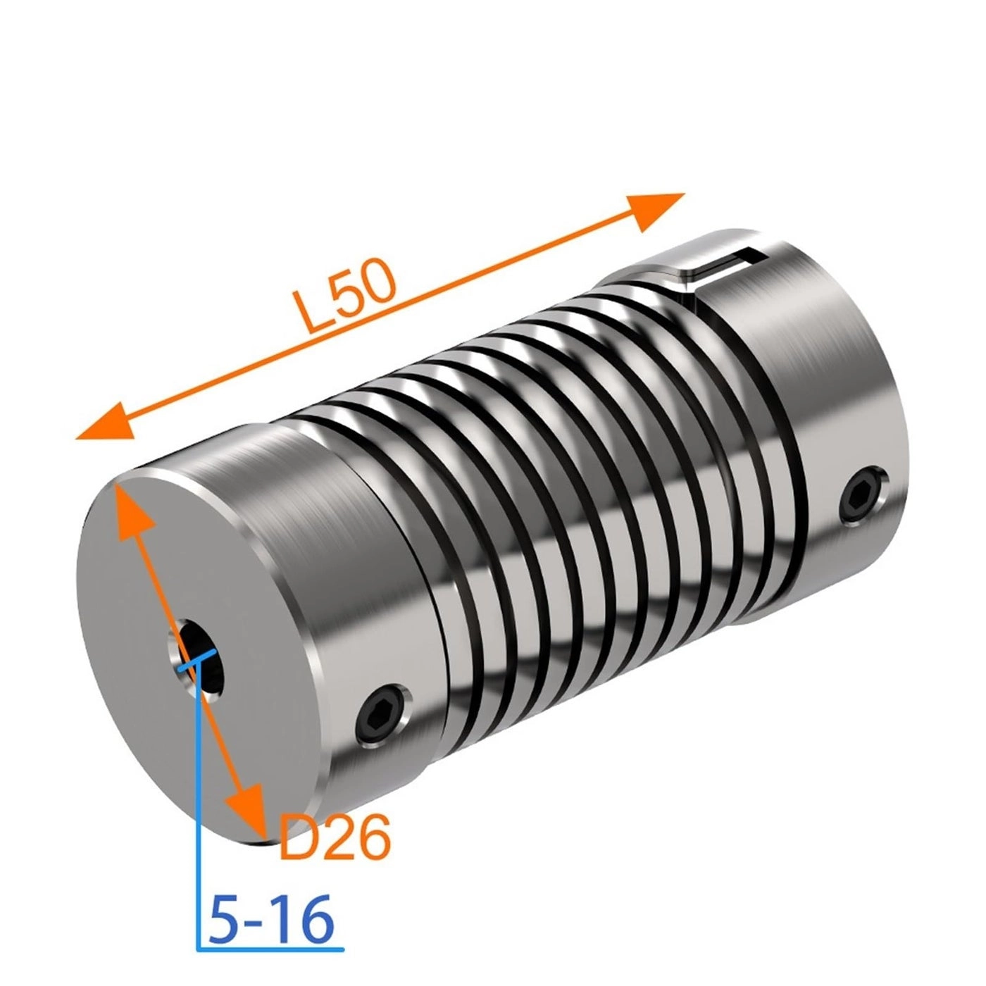 D26L50 - 6x10 Aluminum Alloy