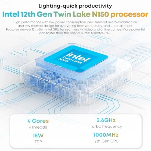 MiniBook X - 10.51'' N150 16GB DDR5 512GB SSD