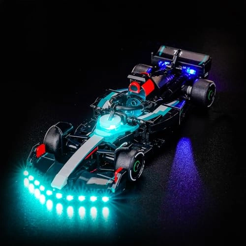 LED Light Set - Compatible with 77244 Mercedes-AMG F1 W15 Race Car USB Battery Powered