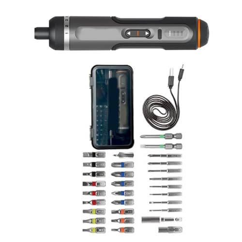 Cordless Electric Screwdriver - 7 Speed LED Work Light