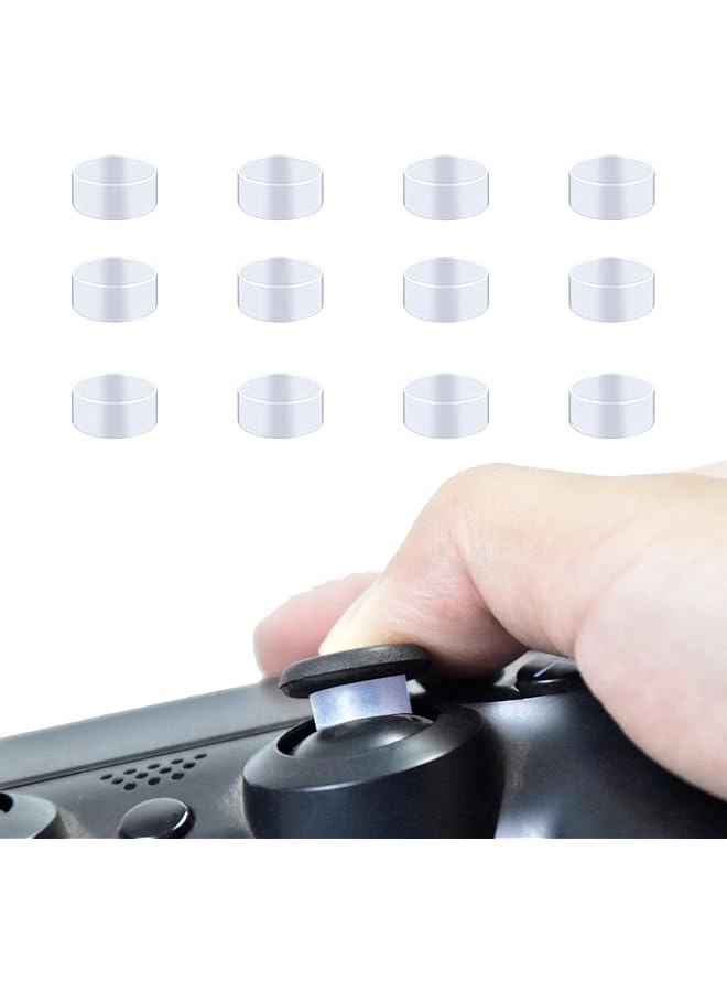 Green Tiger Joystick Protectors - 12 Pcs Transparent Elastic Silicone