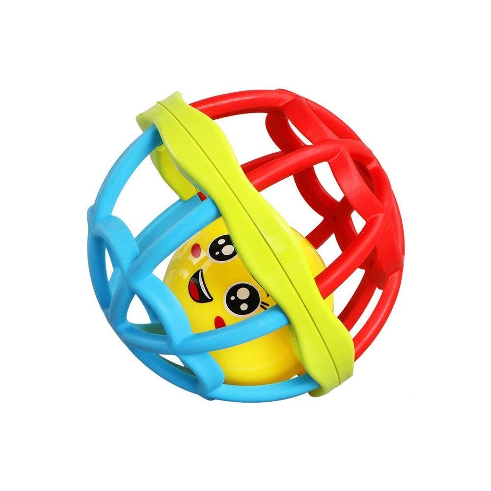 Little Angel Soft Chewable Rattle Ball Toy - Suitable for 3 Months & Above. soft rubber