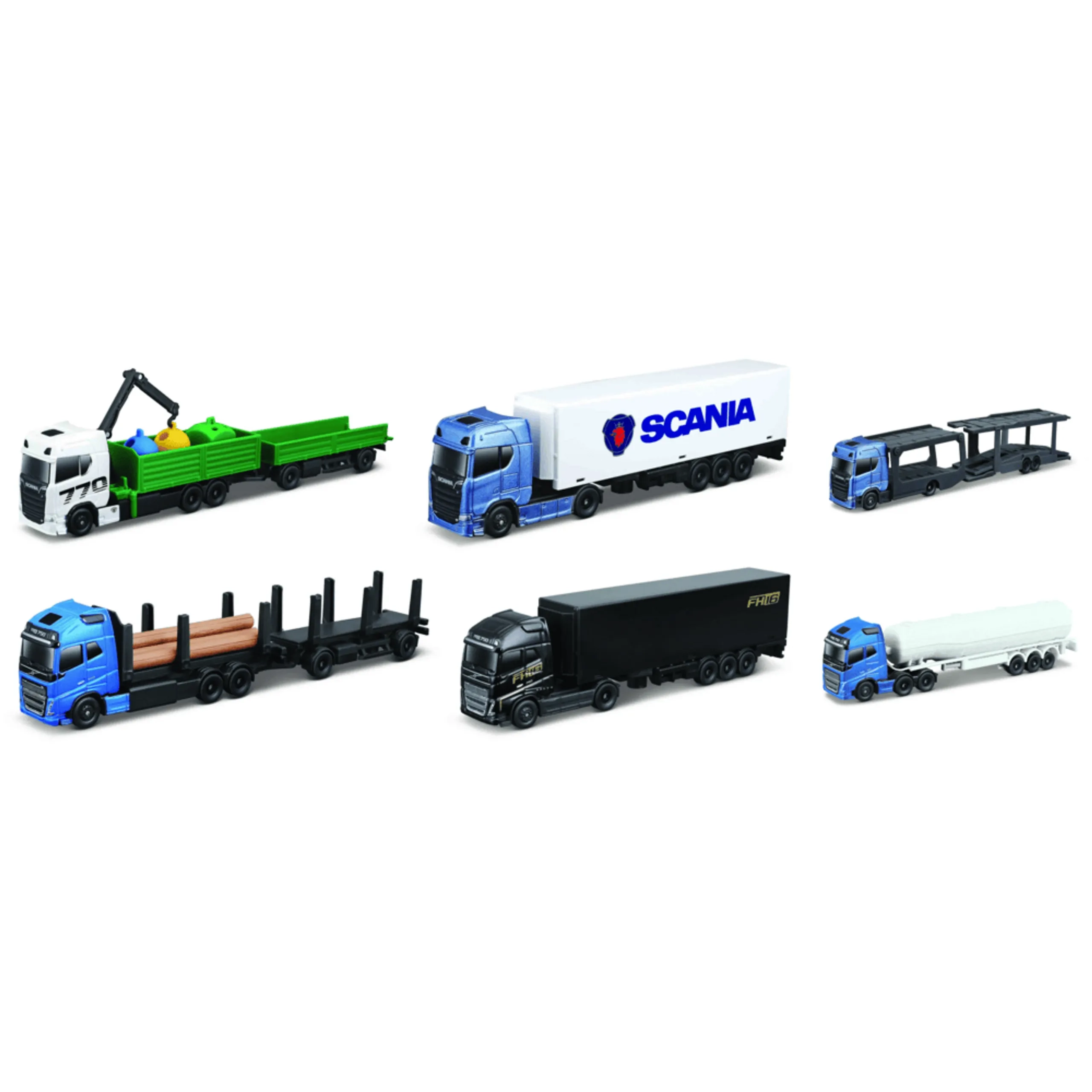 Mini Work Machines Freight Haulers - 3 Inch 1 Pc