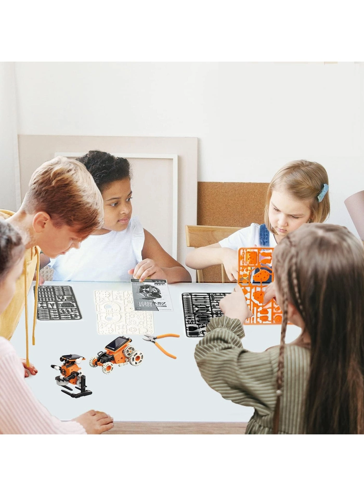 Solar Robot kit Science - 7 pieces