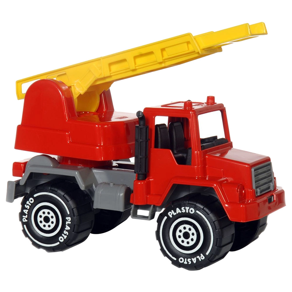 Plasto Fire Truck With Ladder - 30 cm