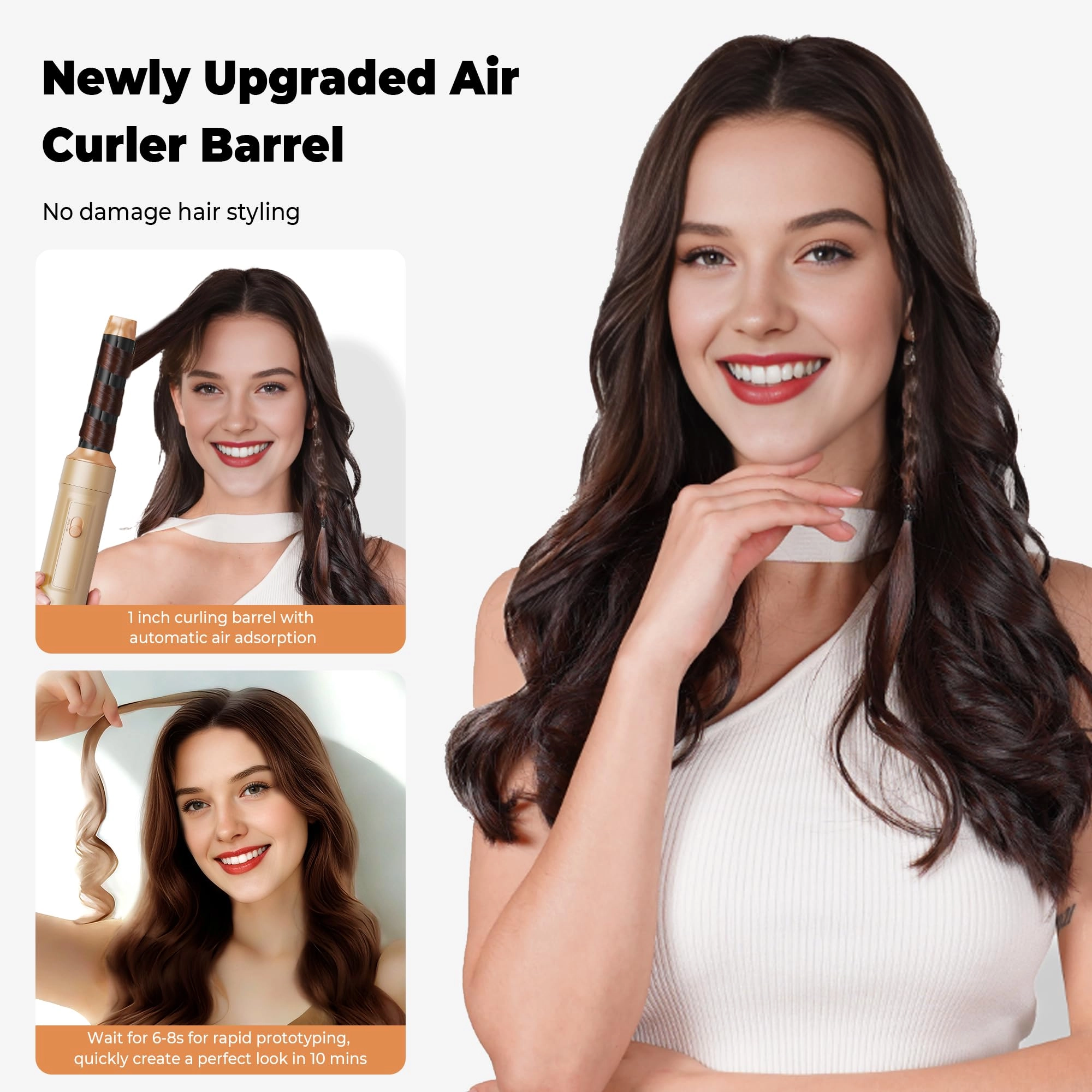 5 in 1 Hair Dryer Brush Set - Gold 700 watts