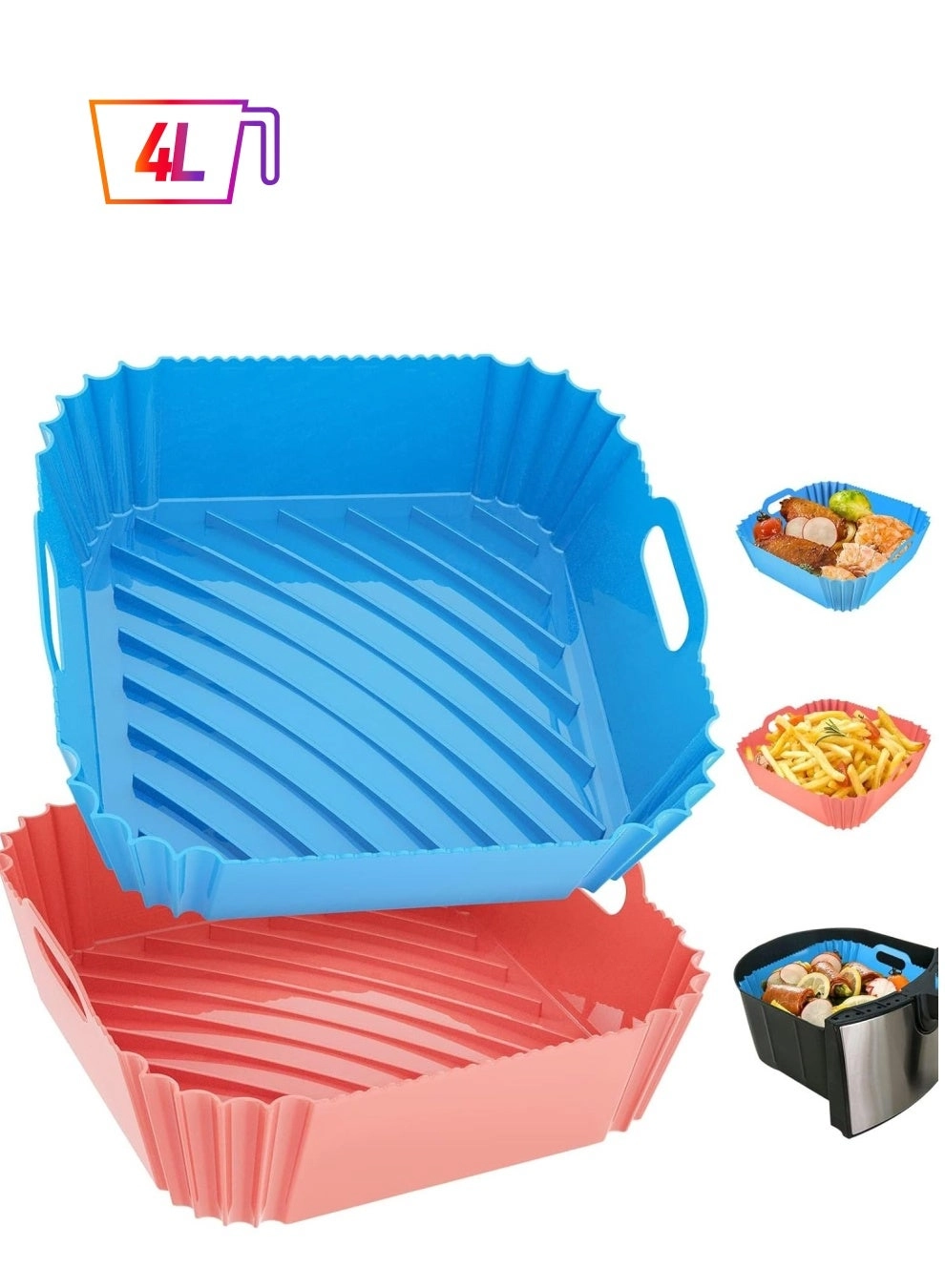 Air Fryer Silicone Liner - food-grade silicone