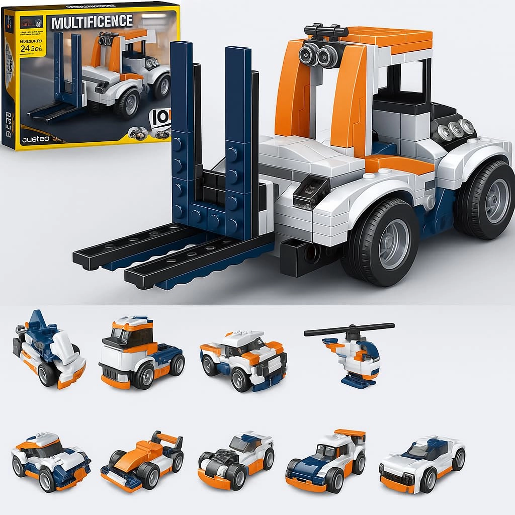 Umadiya Engineering Vehicles Building Blocks Set - 222 pcs