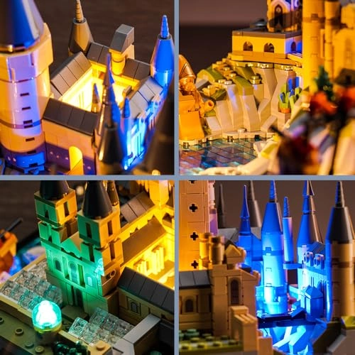 Light Kit for LEGO 76419 - Copper Hogwarts Castle and Grounds 1 5V